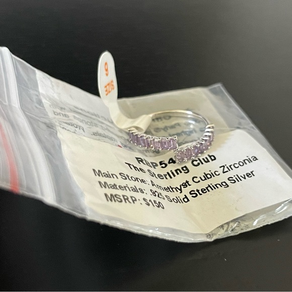 BP Amethyst Sterling Ring (RBP 5407) - Picture 3 of 9